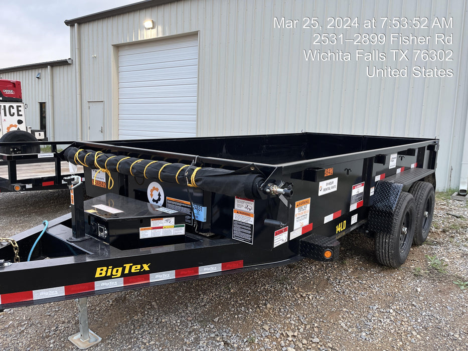 2024 BIG TEX TRAILER 14LD-14BK
