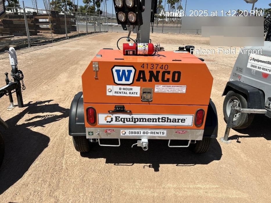 2024 Wanco WLTT-4MM4K Diesel, Deep Sea Controller, Shore Power Plug, Auto Start, (4) 350W LED Floodlights, 4kW Generator, 60 Gal Fuel Tank, 2" Ball, T3