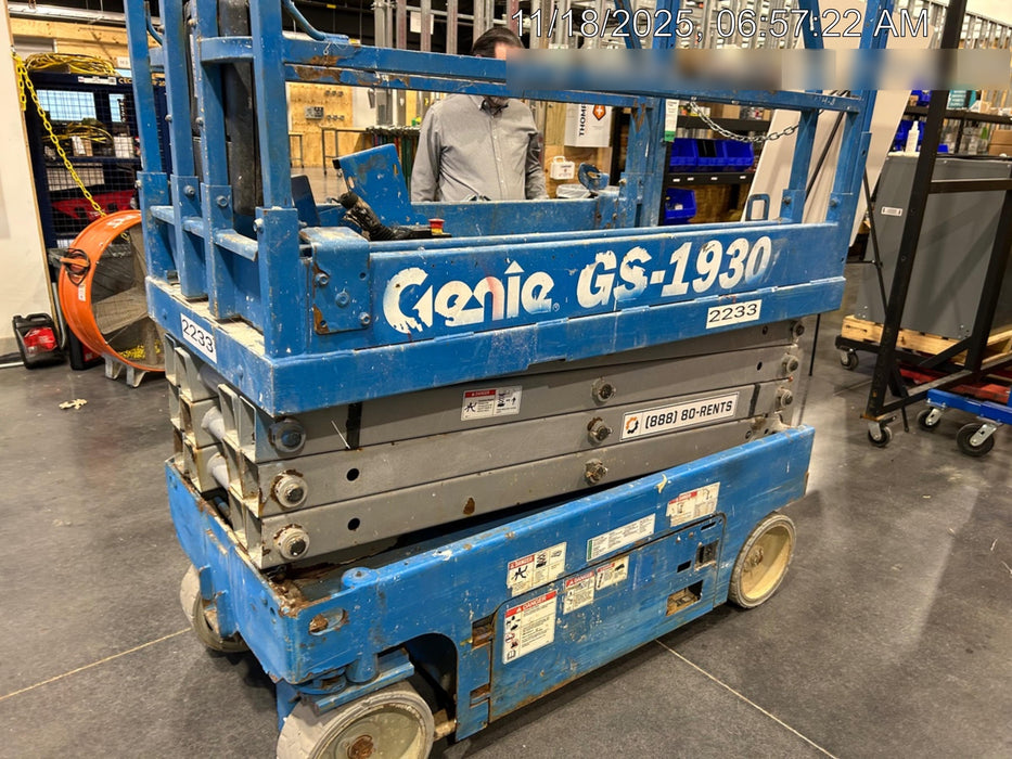 2016 Genie GS-1930 Genie GS1930 Scissor Lift