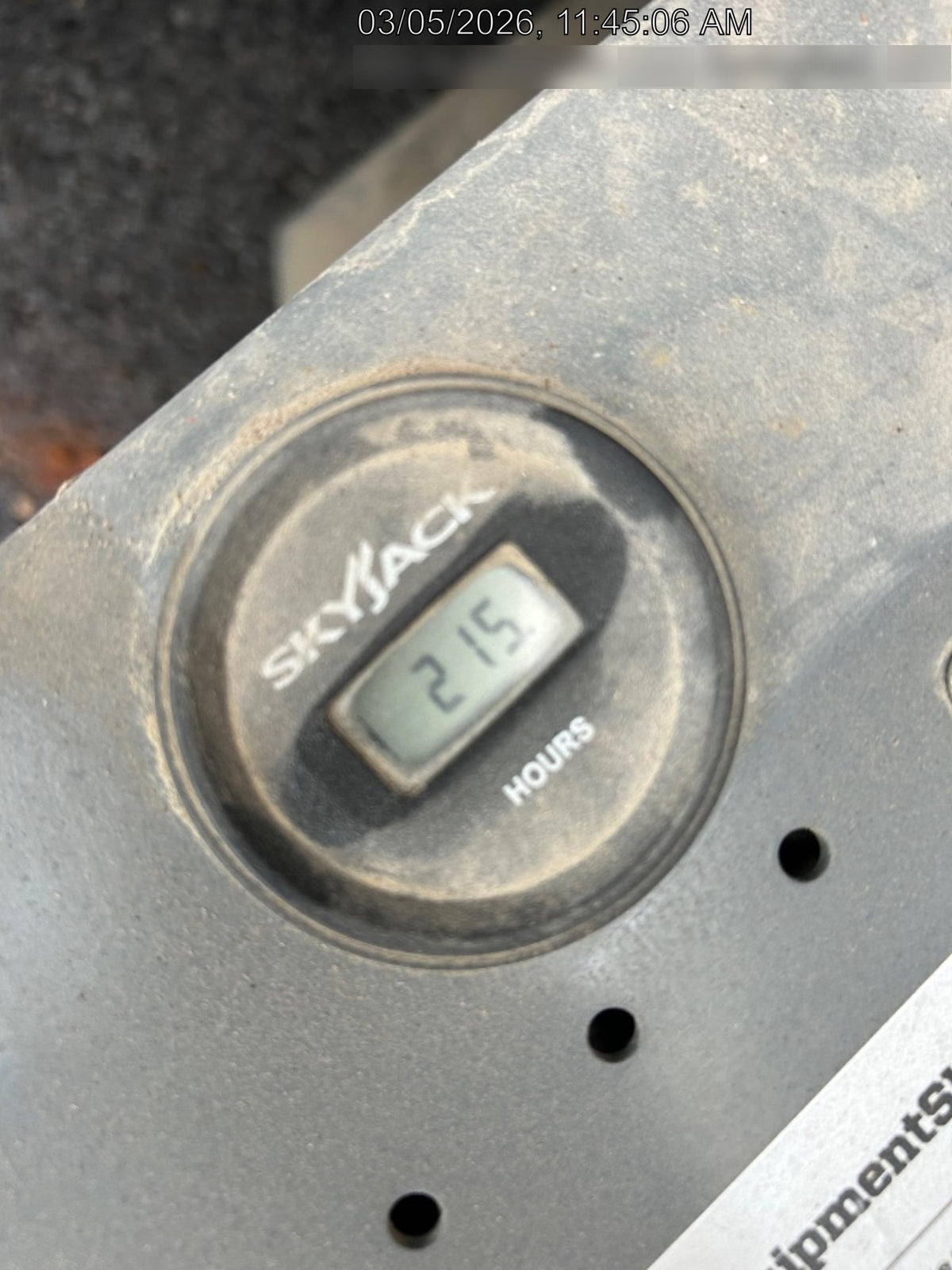2019 Skyjack SJIII-3219 Standard Options, Trojan Batteries