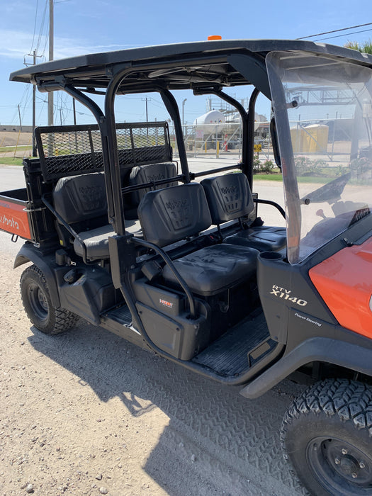 2021 Kubota RTV-X1140W-H Plastic Canopy, Windshield Acrylic Clear, LED Strobe Light, Wire Harness Kit, Back up Alarm