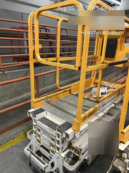 Custom Equipment HB-1430 Hy-Brid Scissor Lift
Platform capacity up to 670 lbs
Working height up to 20 ft
Weighs under 1,700 lbs
Non-marking wheels