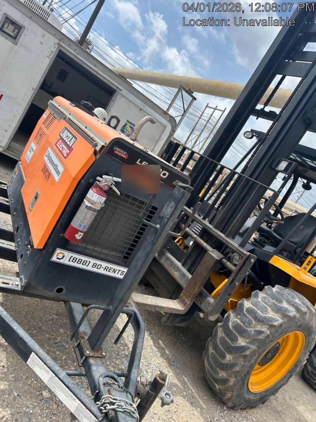 2022 Lincoln Electric LE400 Kubota V1505, Trlr, Cable Rack, Light Kit, ES Decals, T3