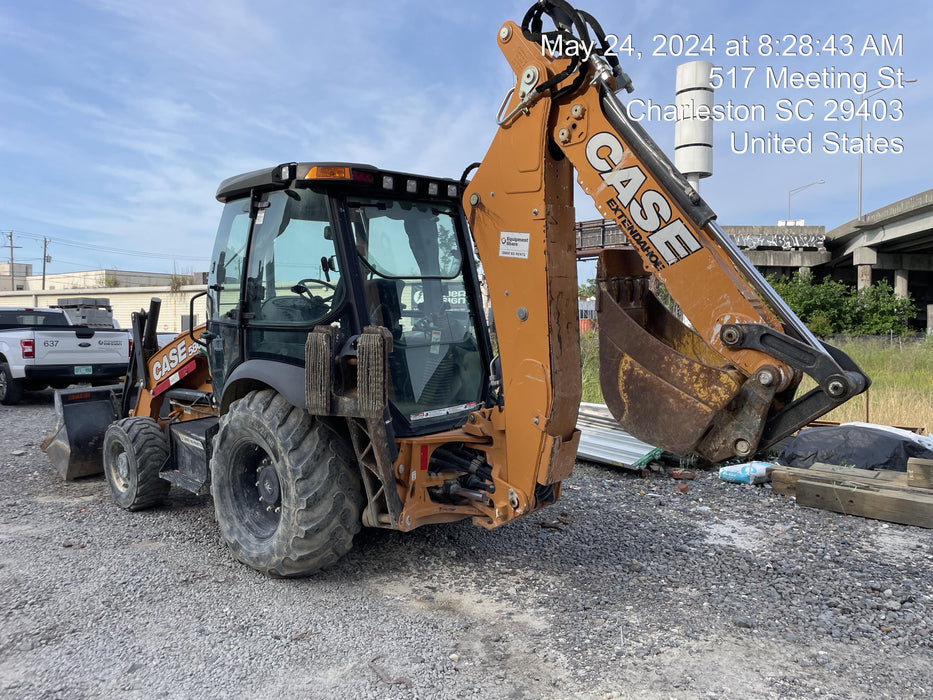 2020 Case 580N EP - Extendable Backhoe Cab/Heat/Air, 4WD, Extendable Stick, Pilot Controls, 2 Way Hydraulics, Ride Control, TAG Manual QC