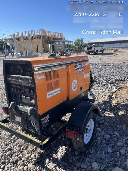 2021 Lincoln Electric Vantage 322 Vantage 322 Ready Pak 3 w/ Decals, ORANGE (includes trailer, cable rack, fender light kit) NO Telematics