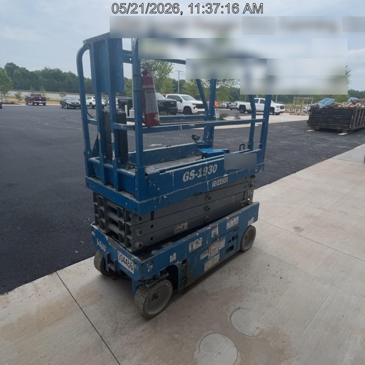 2020 Genie GS-1930 Fixed rails with chain entry gate - Pre A92.20