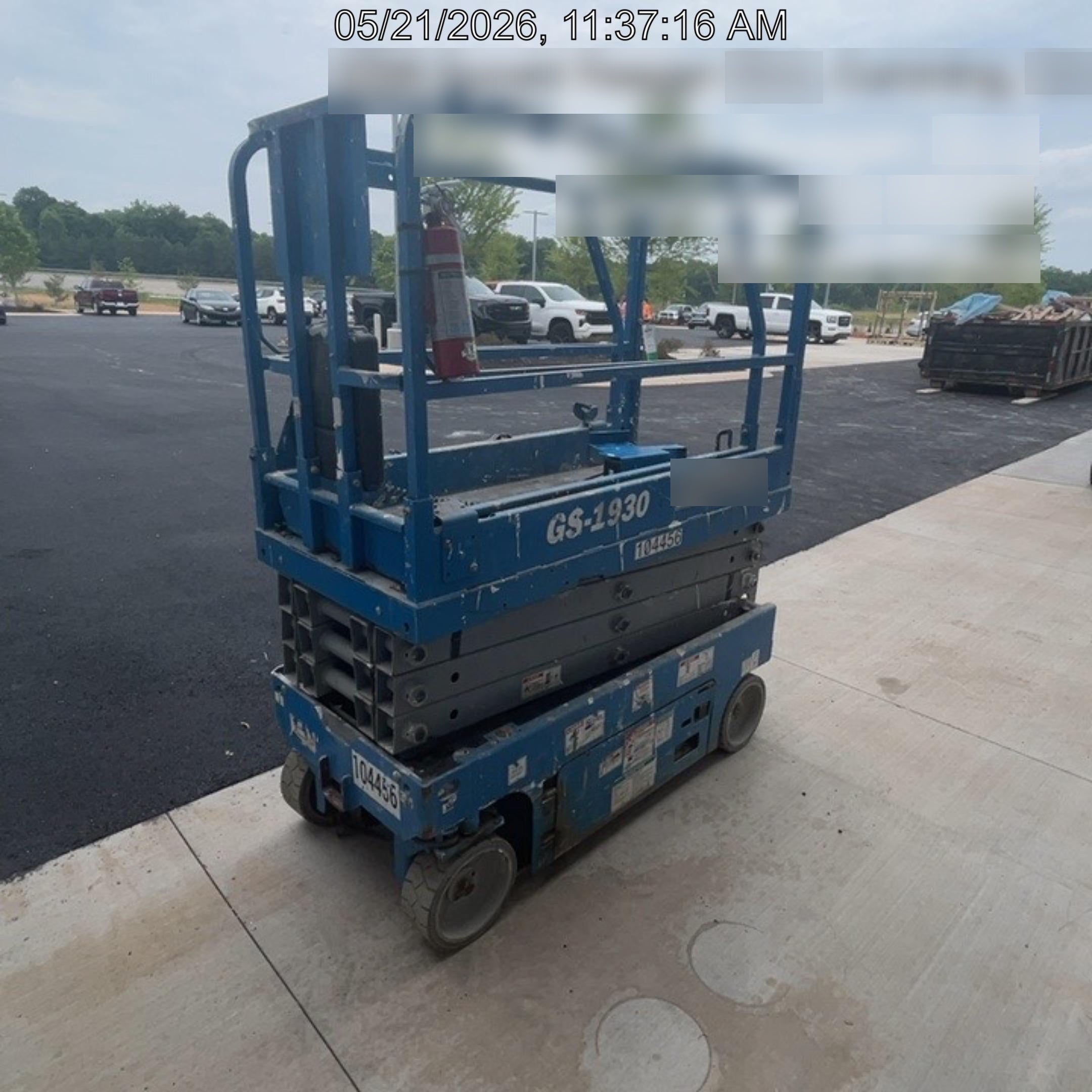 2020 Genie GS-1930 Fixed rails with chain entry gate - Pre A92.20
