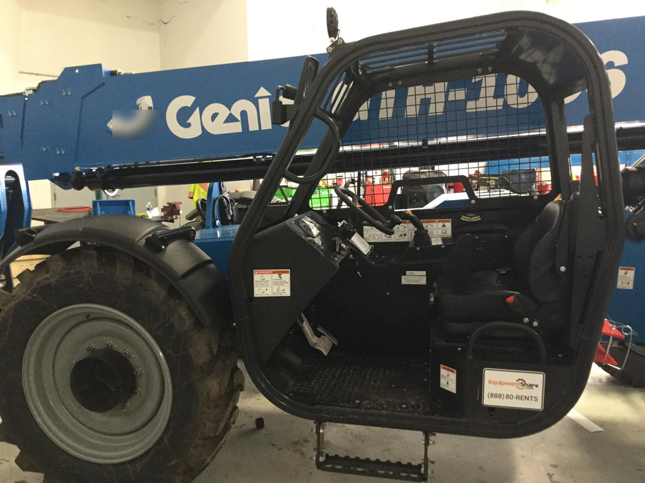 2018 Genie GTH-1056 Genie GTH-1056 w/Open ROPS, FF Tires, Work Light/Beacon, 60" Carriage and Forks