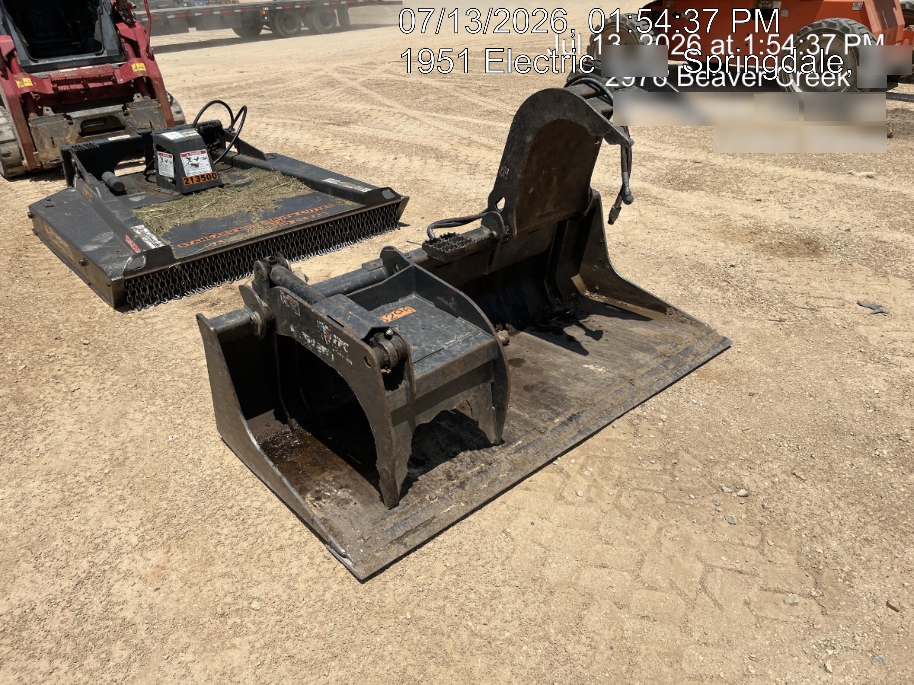 2018 PALADIN 76" Scrap Grapple Bucket - Paladin