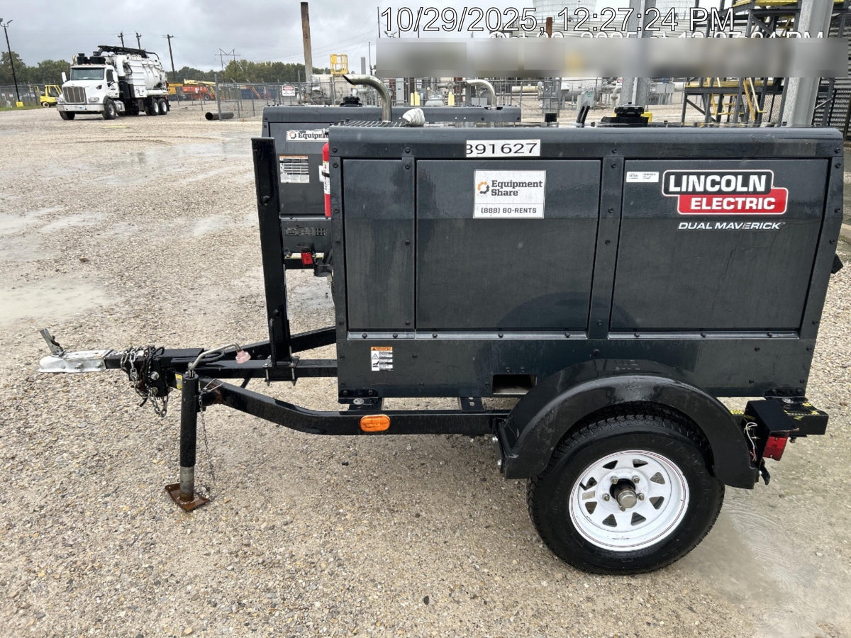 2024 Lincoln Electric Dual Maverick 200/200X Ready Pak 3, Includes Trailer, Cable Rack, Fender Light Kit K4382-1-RP3