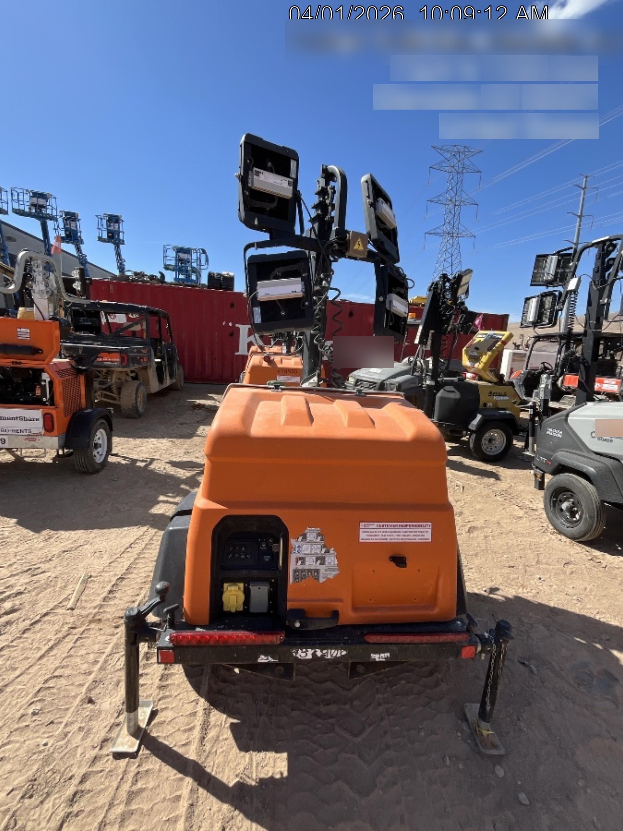 2023 Generac MLT2 Diesel, Flex Switch 120V Input, Powerzone Controller, (4) 320W LED Lights, 4kW Generator, 39.9 Gal Fuel Tank, 2" Ball, T3