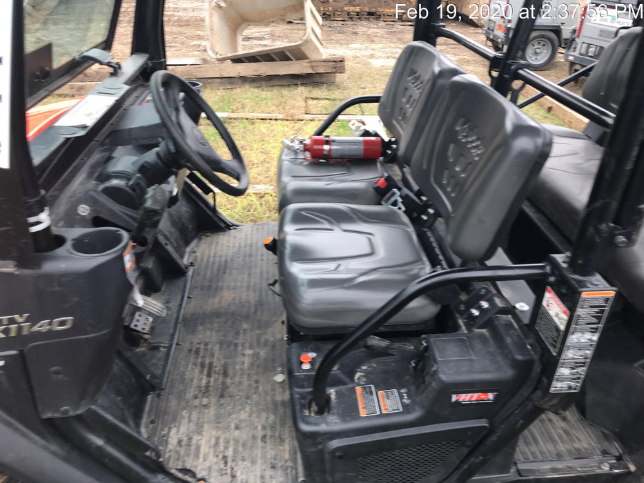 2019 Kubota RTV-X1140W-H 4WD, LED Strobe, Windshield Tempered Glass, Plastic Canopy, Wire Harness Kit, Backup Alarm