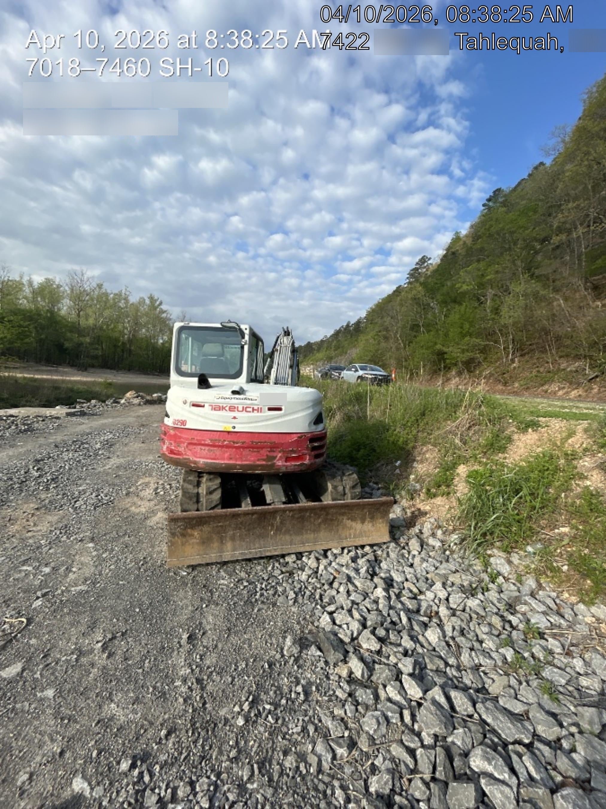 2019 Takeuchi TB290 Cab/Heat/AC Rubber tracks, Dozer blade, Travel alarm, Auxiliary hydraulics w/Manual QC, Hydraulic thumb, 18", 24", and 36" Buckets