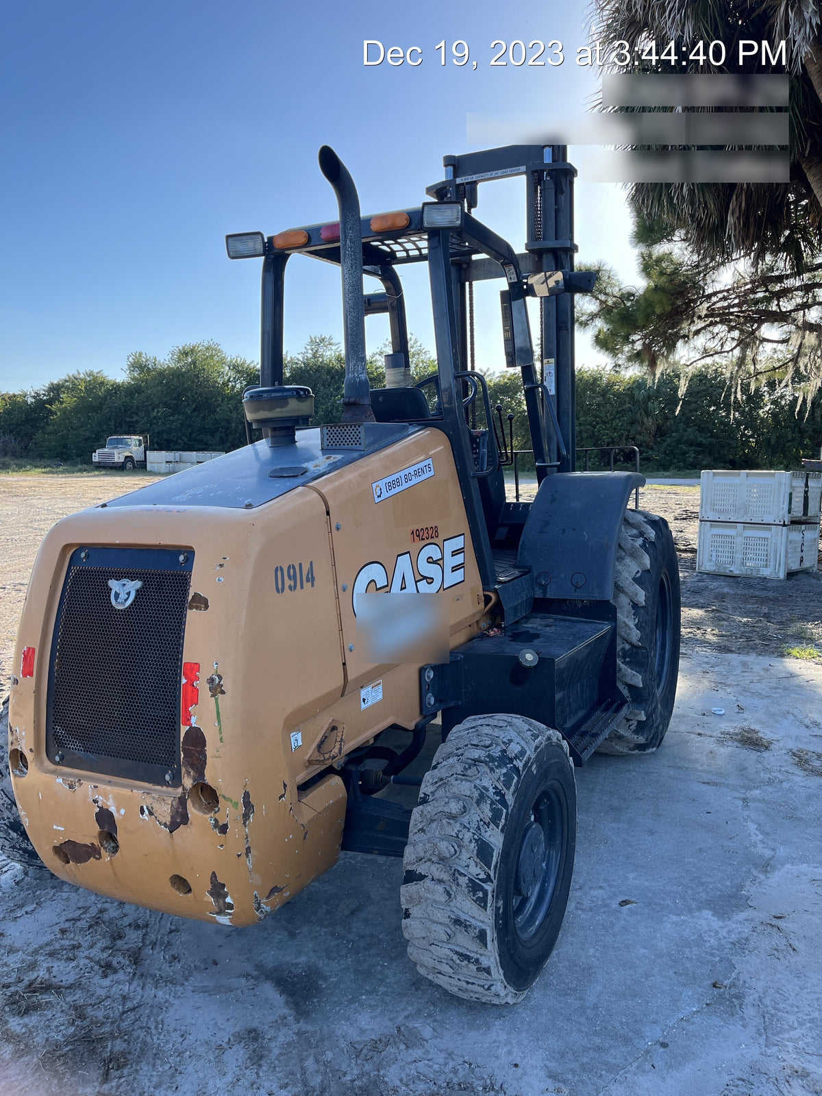 2018 CASE 586H
