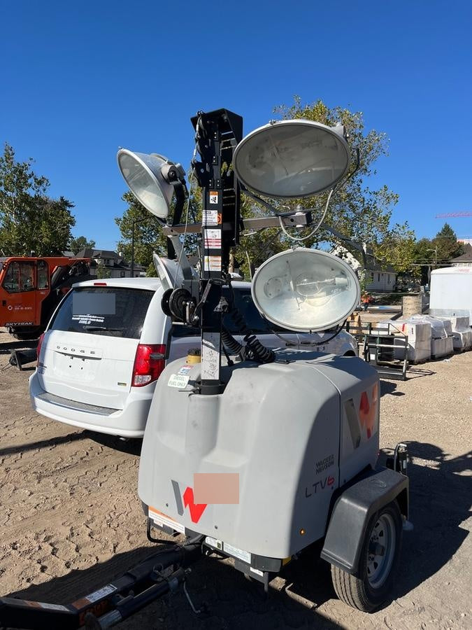 2019 Wacker Neuson LTV6L-MH Mobile Light Tower w/Fuel Level Sensor Installed