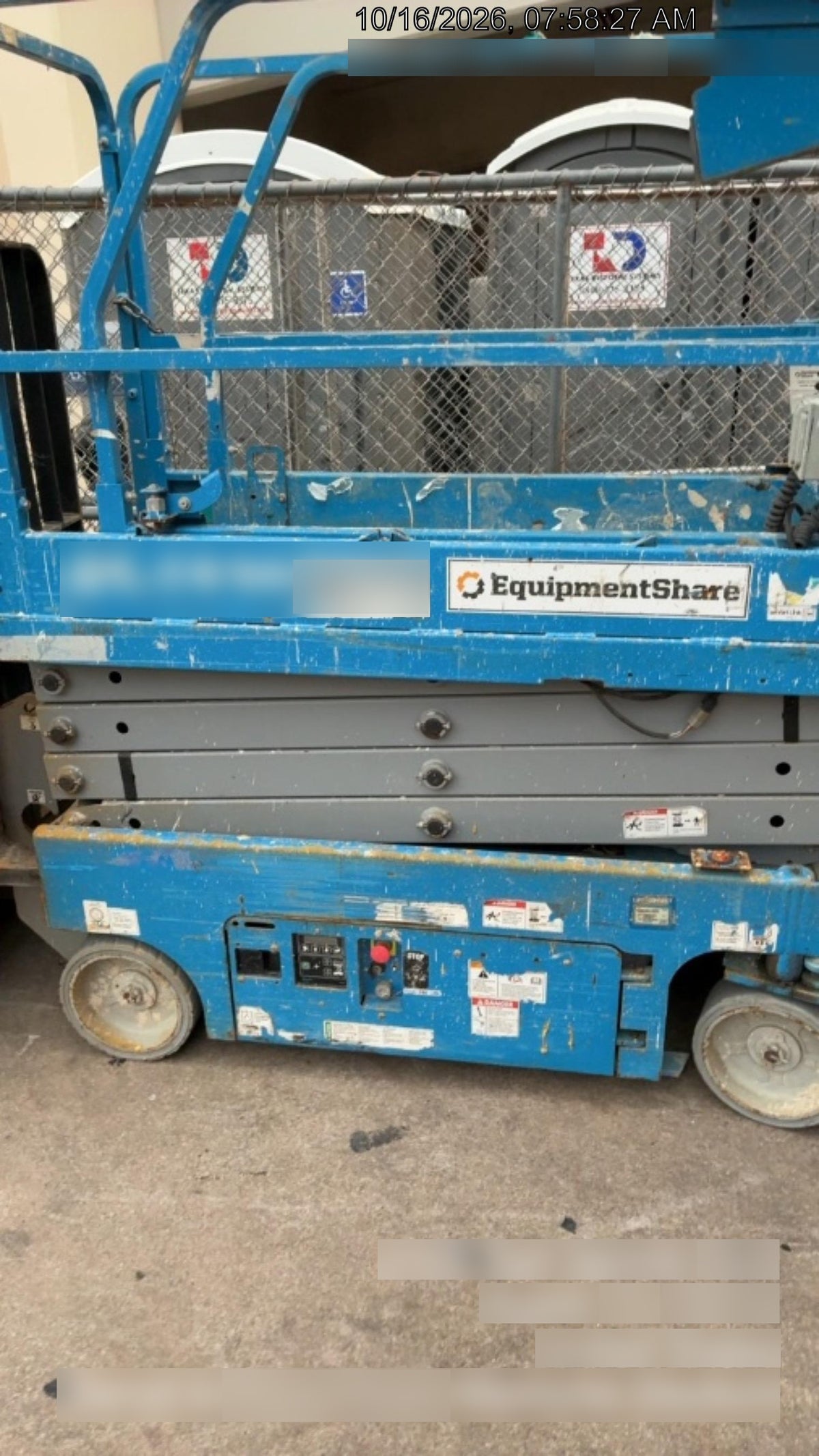2019 Genie GS-1930 Fixed rails with chain Entry