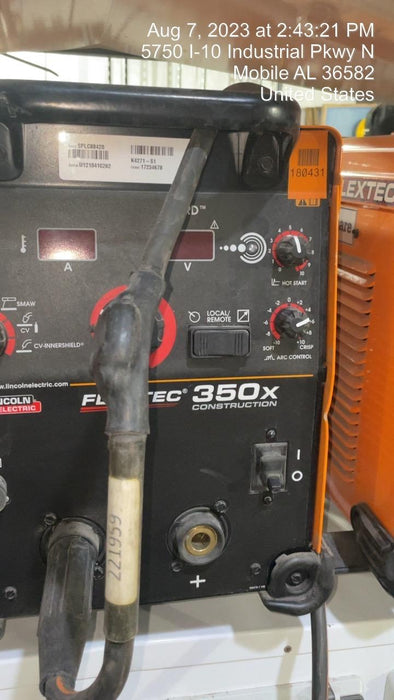 2021 LINCOLN ELECTRIC FLEXTEC 350X