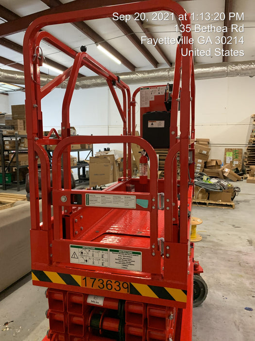 2021 Lgmg AS1932E Electric Drive, Solid Non Marking Tires, Dual Beacons