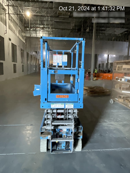 2020 Genie GS-1930 Solid Non Marking Tires, Beacon, Folding rails with half height swing gate, 800W Inverter