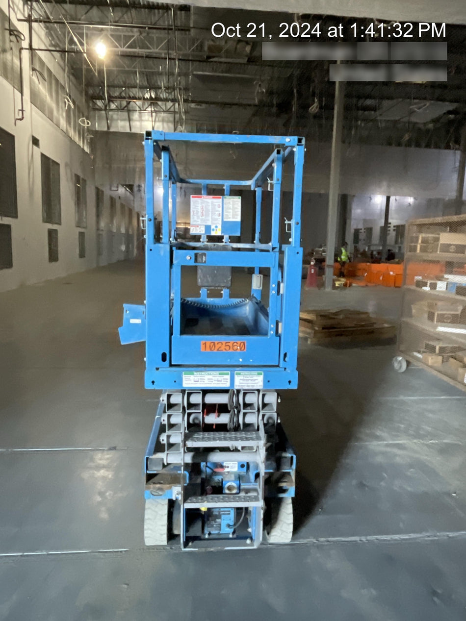 2020 Genie GS-1930 Solid Non Marking Tires, Beacon, Folding rails with half height swing gate, 800W Inverter