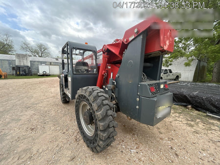 2018 Manitou MTA10055 Manitou MTA 10055 w/Cab/Heat/AC, Work Lights/Strobe, Aux Hyd, Solid Tires, Lift Hook, 66" Carriage, 60" Forks