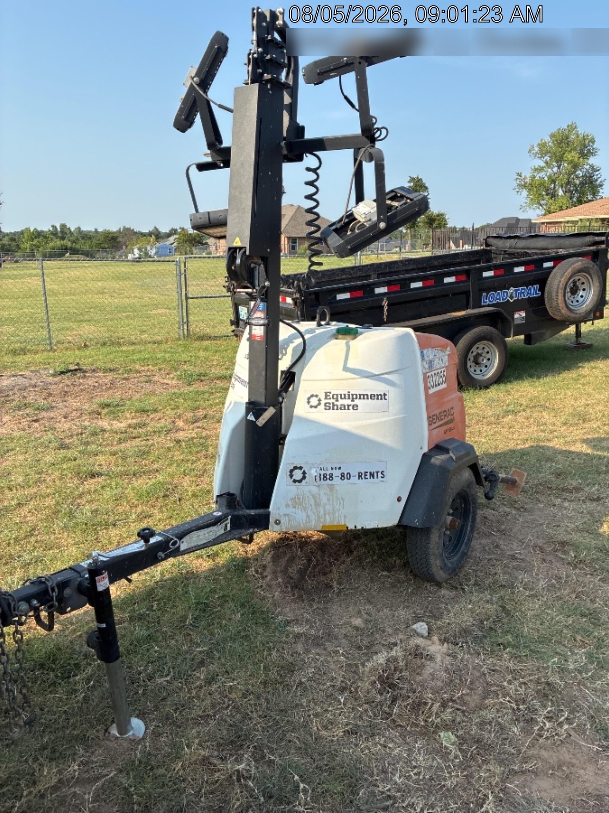 2023 Generac MLT2 Diesel, Flex Switch 120V Input, Powerzone Controller, (4) 320W LED Lights, 4kW Generator, 39.9 Gal Fuel Tank, 2" Ball, T3