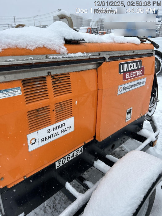 2021 Lincoln Electric Vantage 322 Vantage 322 Ready Pak 3 w/ Decals, ORANGE (includes trailer, cable rack, fender light kit) NO Telematics