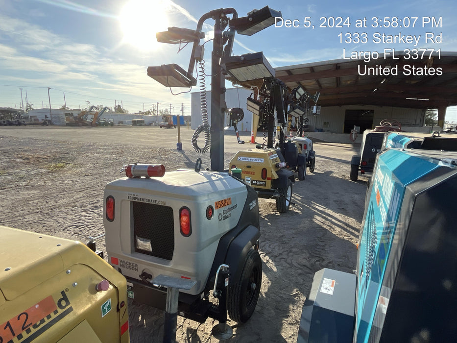 2024 Wacker Neuson LTT4 Diesel, Kohler KDW702, Deep Sea Controller, Auto Start, LED 320W, Bypass Outlet, T3