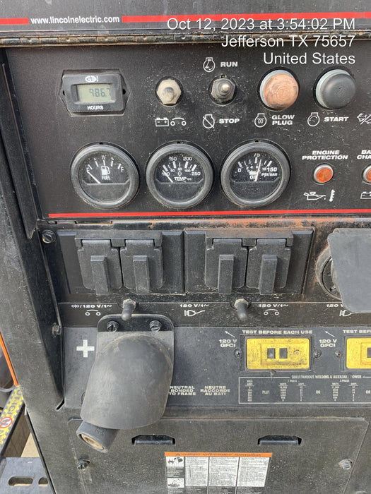 2022 Lincoln Electric LE400 Kubota V1505, Trlr, Cable Rack, Light Kit, ES Decals, T3