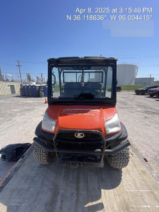 Kubota RTV-X1140W-H Kubota RTVX1140WH 4wd Utility Cart, LED Strobe, Windshield Tempered Glass, Pastic Canopy, Wire Harness Kit, Backup Alarm