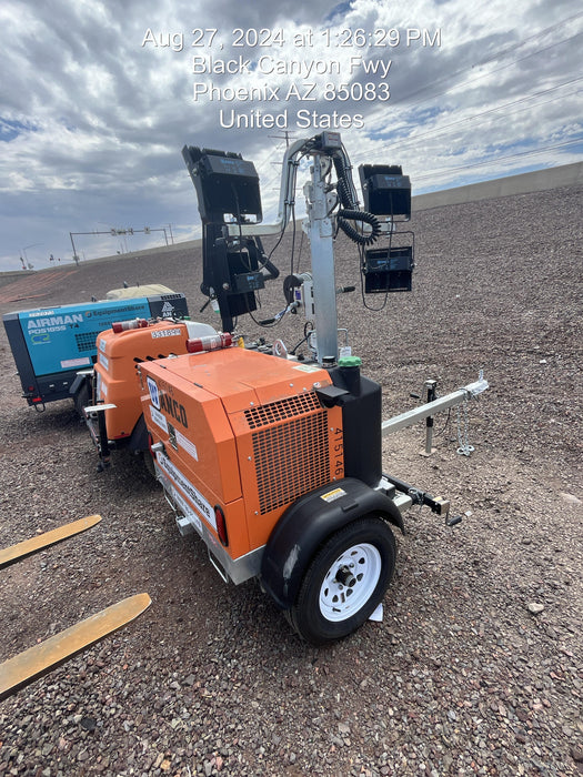 2024 Wanco WLTT-4MM4K Diesel, Deep Sea Controller, Shore Power Plug, Auto Start, (4) 350W LED Floodlights, 4kW Generator, 60 Gal Fuel Tank, 2" Ball, T3