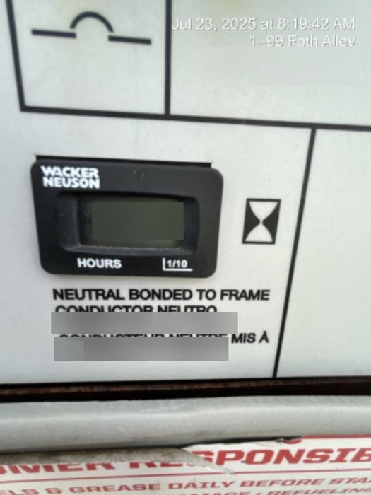 2019 Wacker Neuson LTV6L-MH Standard Options, ES Track Hardware, Fuel Level Sensor