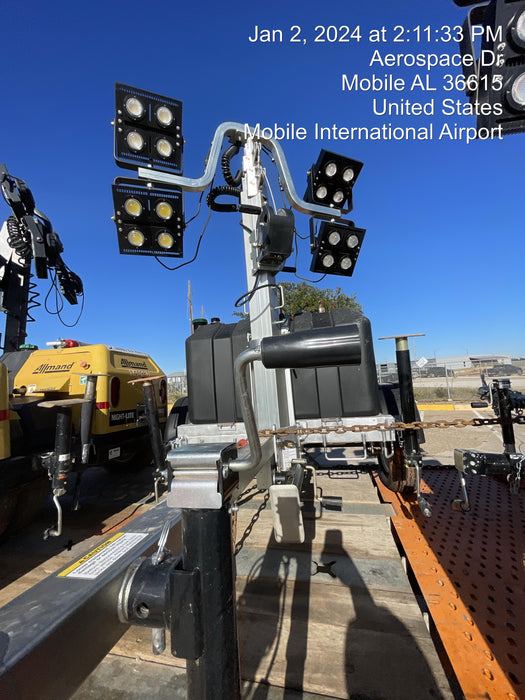 2023 Wanco WLTT-4MM4K Diesel, Deep Sea Controller, Shore Power Plug, Auto Start, (4) 350W LED Floodlights, 4kW Generator, 60 Gal Fuel Tank, 2" Ball, T3