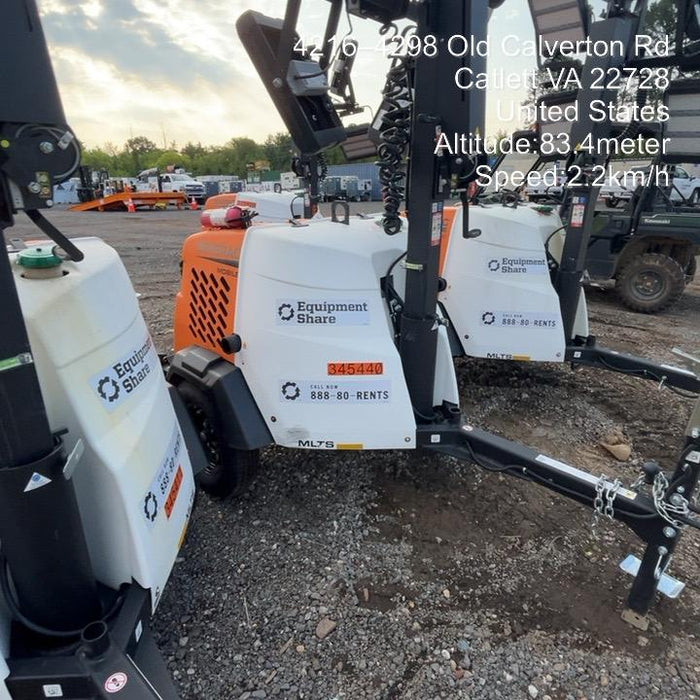 2023 Generac MLT2 Diesel, Flex Switch 120V Input, Powerzone Controller, (4) 320W LED Lights, 4kW Generator, 39.9 Gal Fuel Tank, 2" Ball, T3