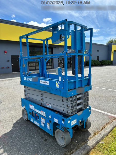 2020 Genie GS-1930 Solid Non Marking Tires, Beacon, Folding rails with half height swing gate
