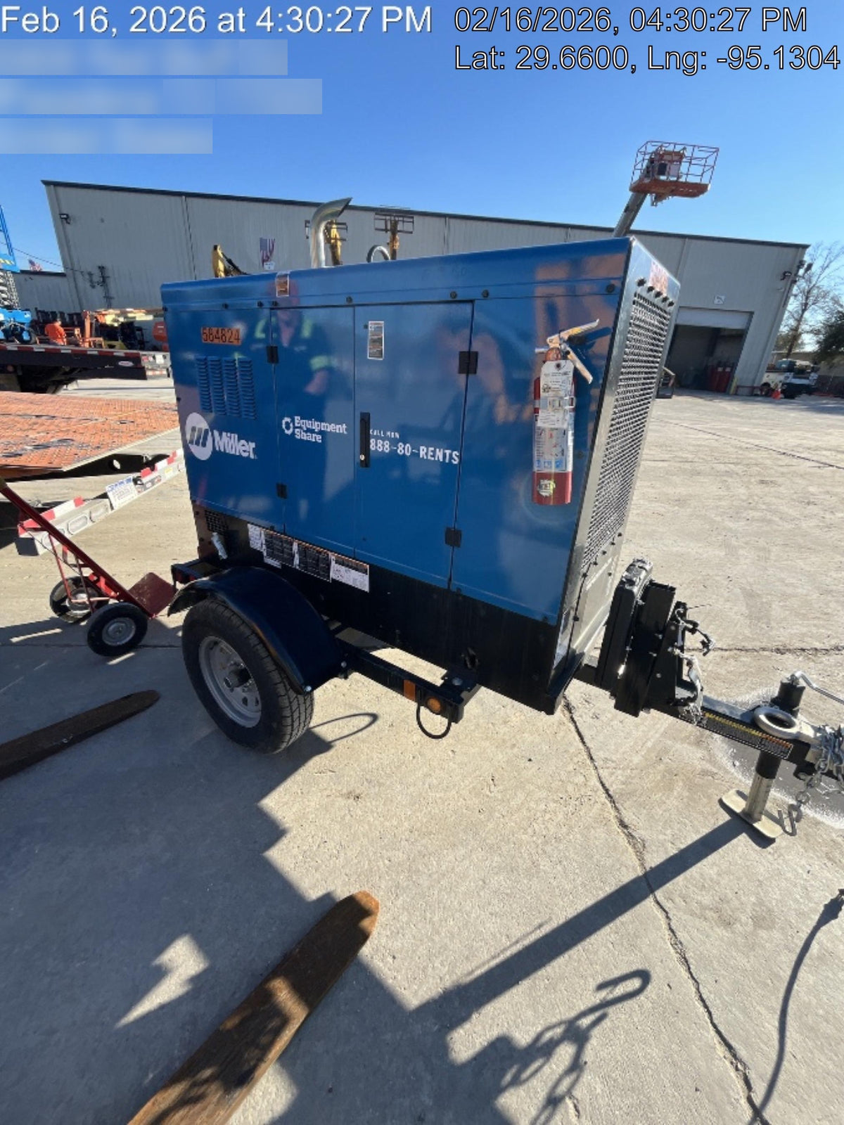 2025 MILLER ELECTRIC BIG BLUE 500