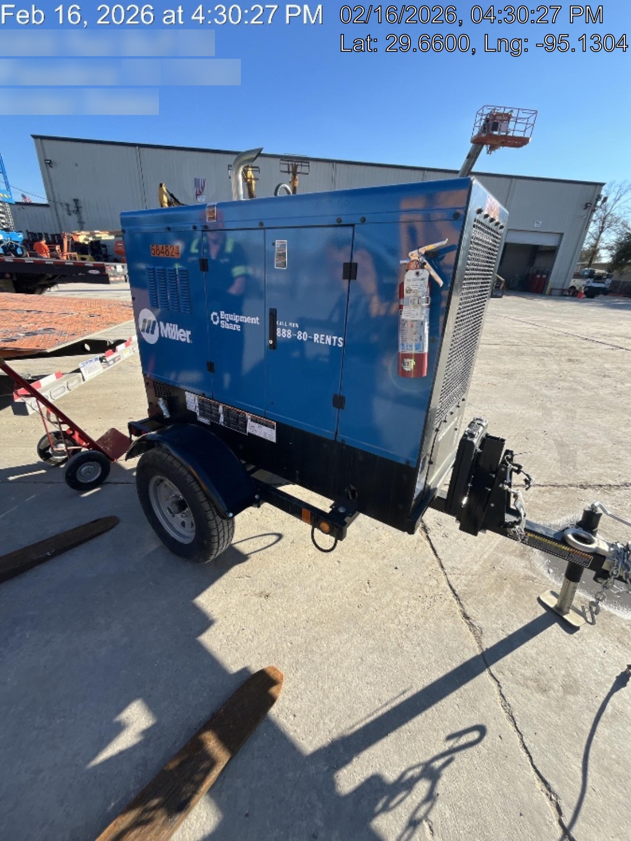 2025 MILLER ELECTRIC BIG BLUE 500