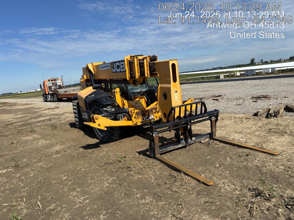 2020 JCB 510-56 Cab/Heat/Air, Solid Tires, Work Lights, Beacon, Aux Hydraulics, Back up Alarm, Lifting Eye, ES Decals