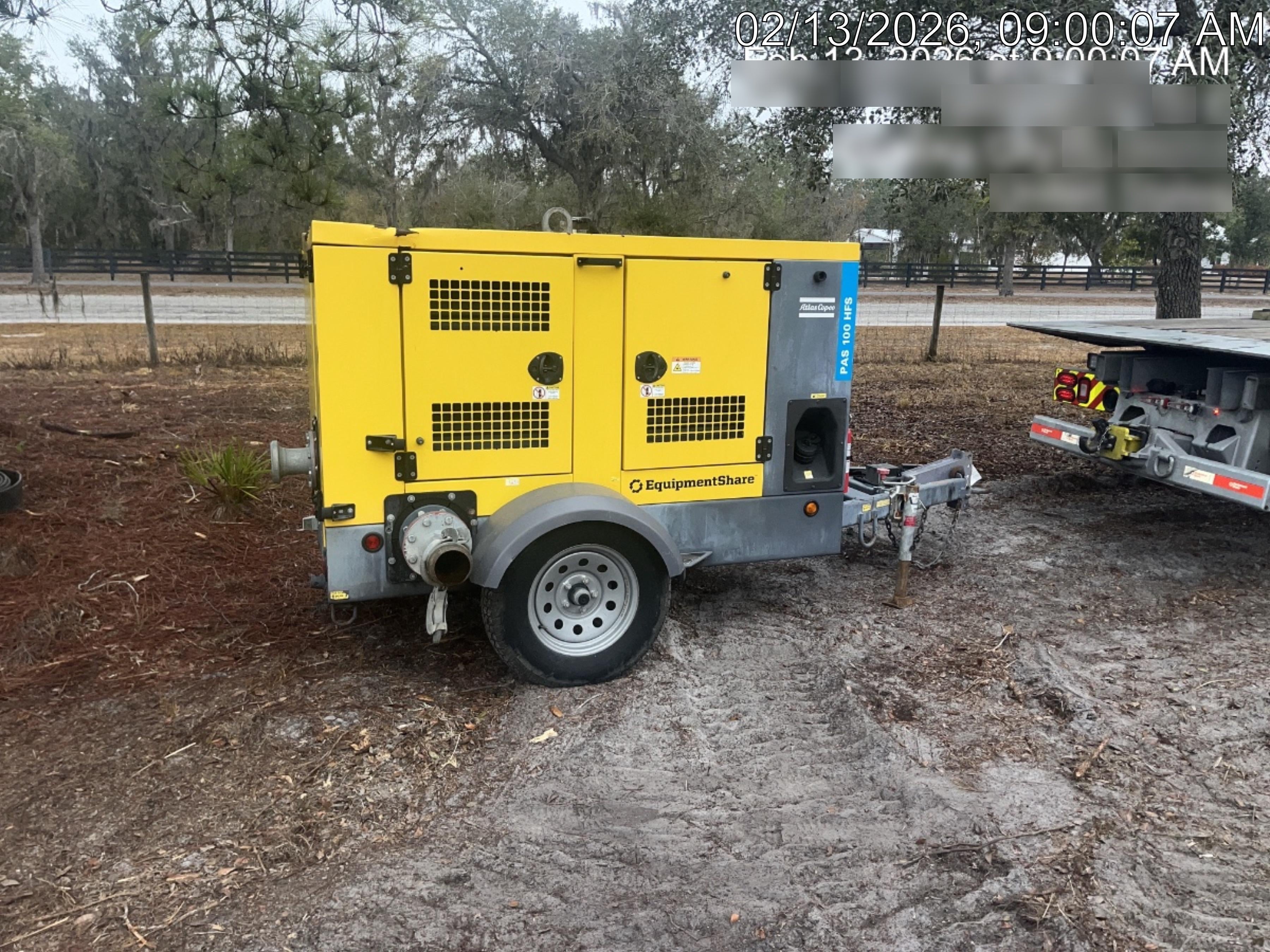 2021 ATLAS COPCO PAS 100 HF CS Enclosed