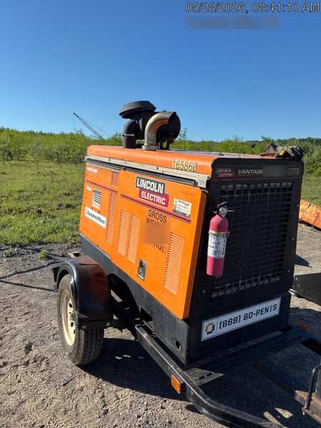 2021 Lincoln Electric Vantage 549X Ready Pak 3, ORANGE (includes trailer, cable rack, fender light kit)