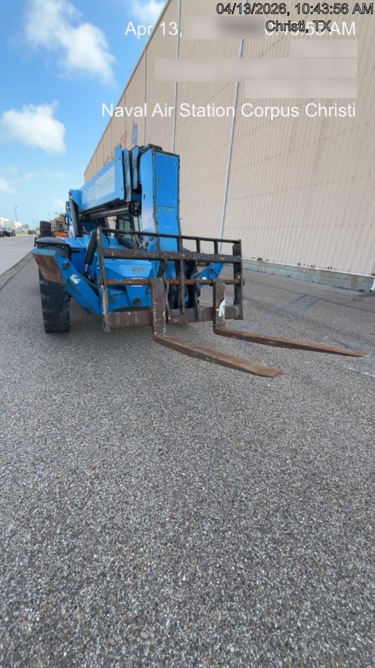 2019 Genie GTH-1056 Cab/Heat/AC, Solid RT Tires, LED Work Lights, Beacon 60" QA Carriage, 60" Forks