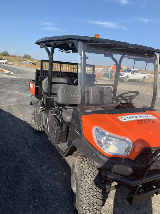 2022 Kubota RTV-X1140W-H Plastic Canopy, Windshield Acrylic Clear, LED Strobe Light, Wire Harness Kit, Back up Alarm