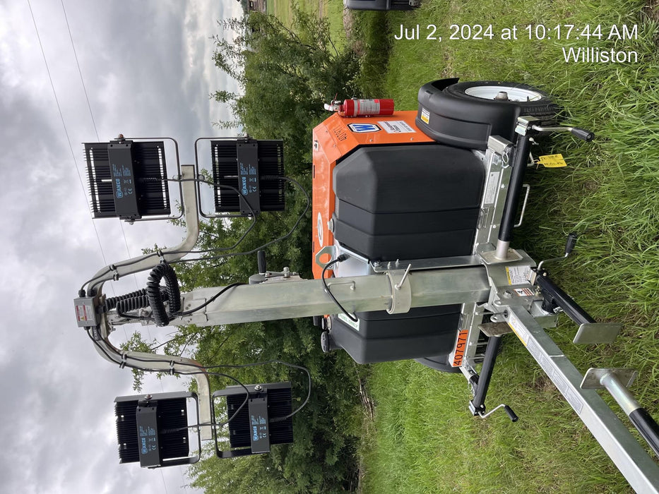 2024 Wanco WLTT-4MM4K Diesel, Deep Sea Controller, Shore Power Plug, Auto Start, (4) 350W LED Floodlights, 4kW Generator, 60 Gal Fuel Tank, 2" Ball, T3