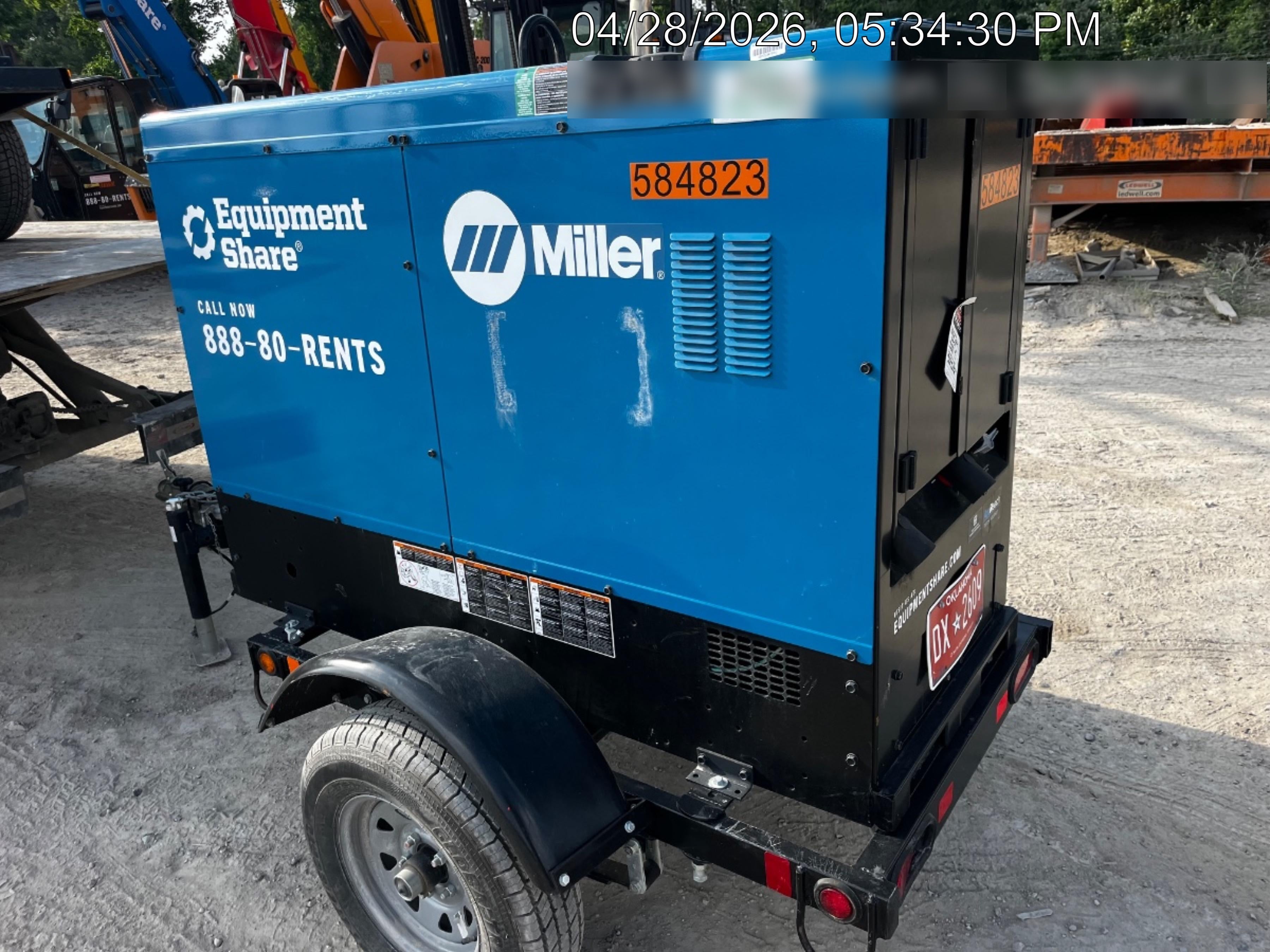 2025 MILLER ELECTRIC BIG BLUE 500
