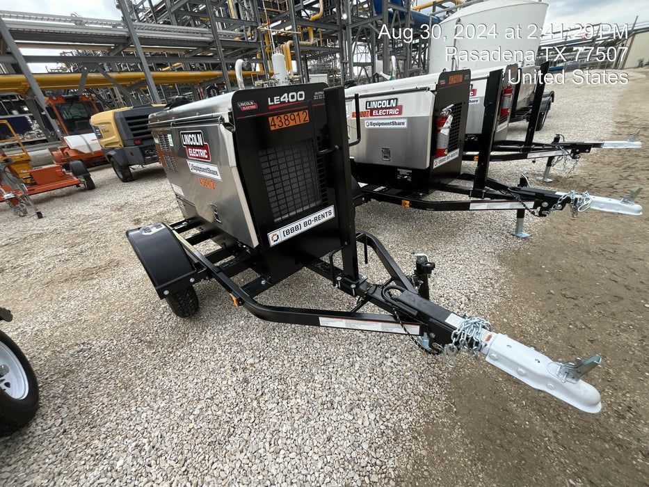 2024 Lincoln Electric LE400 Kubota V1505, Trlr, Cable Rack, Light Kit, ES Decals, T3