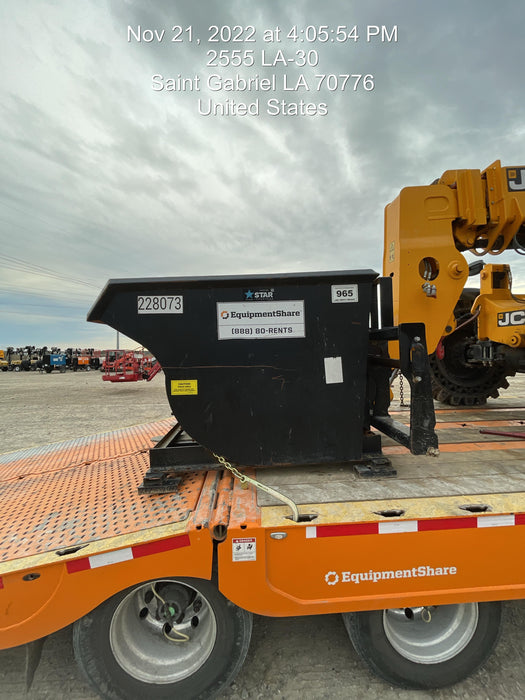 2022 STAR INDUSTRIES M-1820 - Self-Dump Hopper