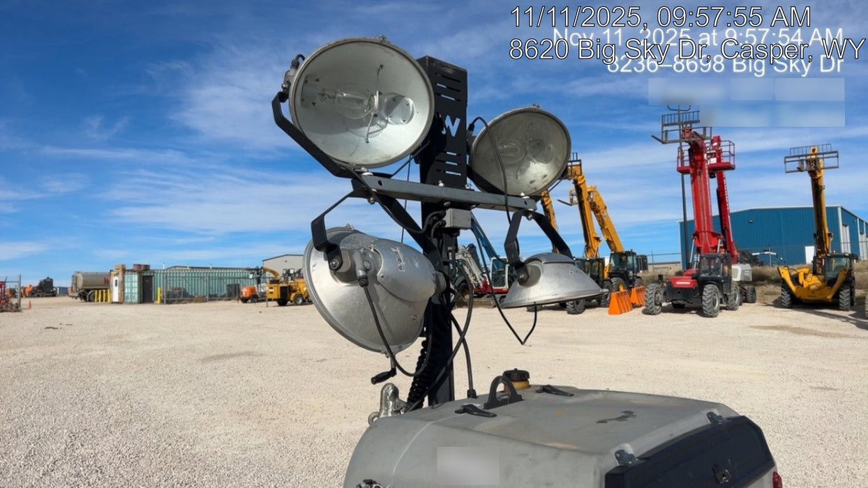 2018 Wacker Neuson LTV6L-MH Wacker Neuson LTV6L Mobile Light Tower w/Fuel Level Sensor Installed