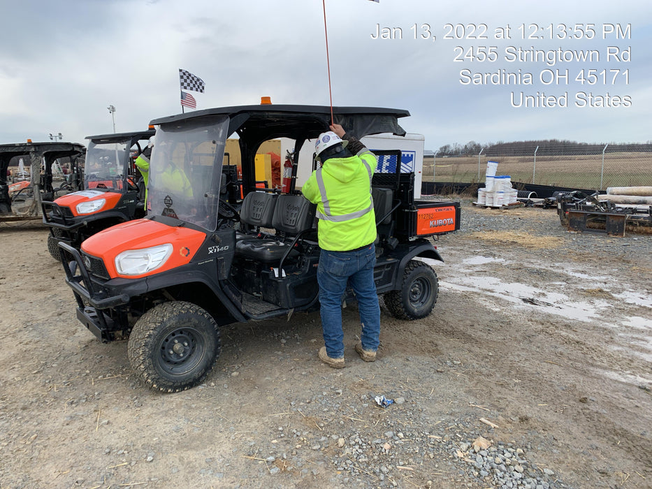 2020 Kubota RTV-X1140 4 Seat UTV, 4WD, Canopy, Standard Rental Spec
