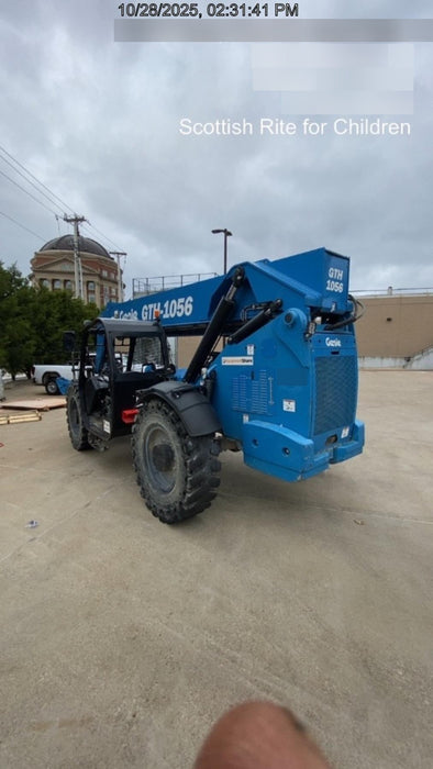 2018 Genie GTH-1056 Genie GTH-1056 w/Open ROPS, FF Tires, Work Light/Beacon, 60" Carriage and Forks
