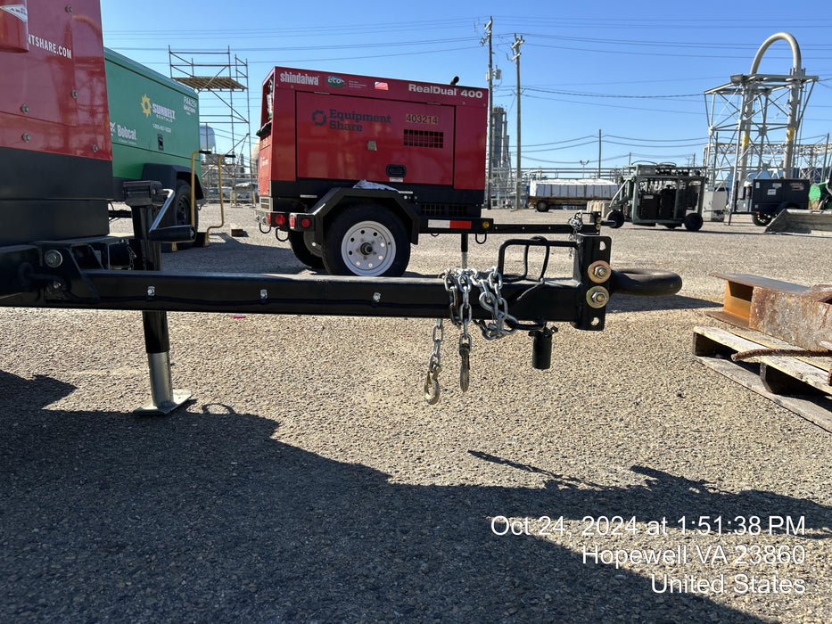 2024 Shindaiwa DGW400MDL Kubota D902 Engine, 23 HP, Dual Op Welder, Wire, Arc, Droop Stick, Tig, and CC Stick Functionality, Simulphase, 3 Phase and 1 Phase Gen Output, Single Axle NB Trlr, Slr Trckl Chrg 12V 12W, Fire Ext